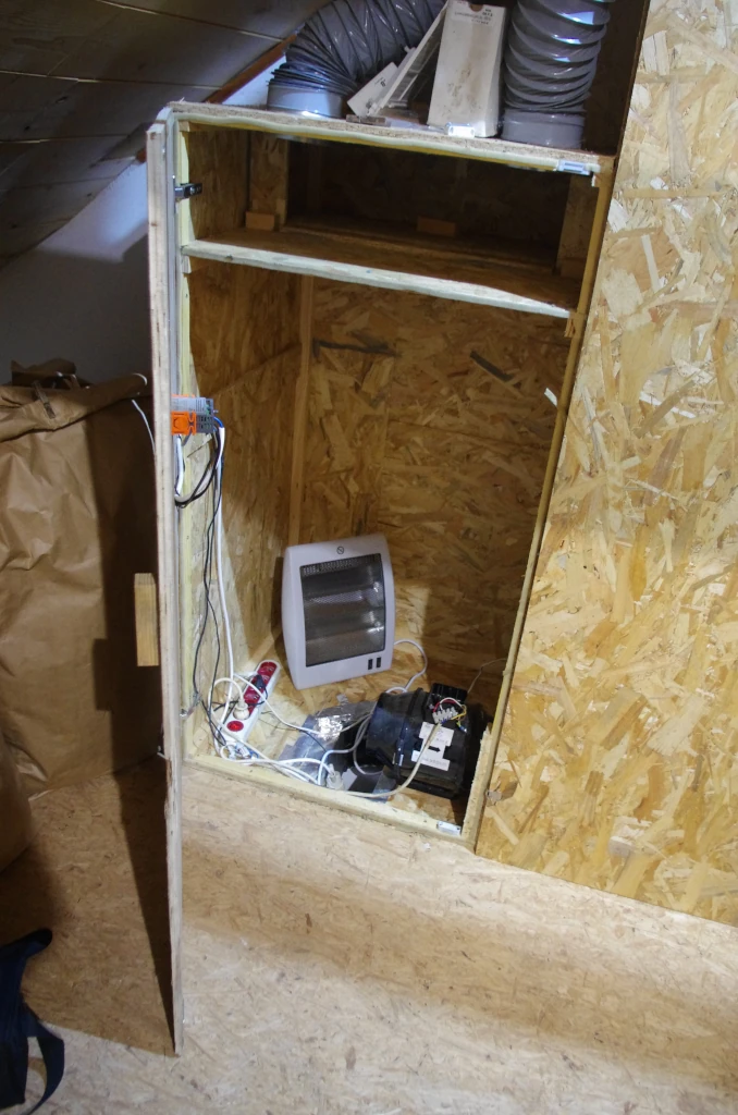 Caisson de chauffage de déshumidifaction